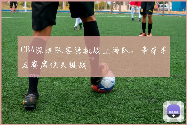 CBA深圳队客场挑战上海队，争夺季后赛席位关键战